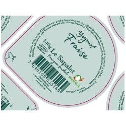 Opercule 68.3 mm SAPALET Vache Fraise