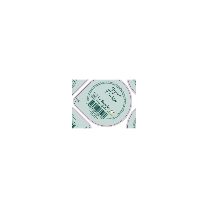 Opercule 68.3 mm SAPALET Vache Fraise
