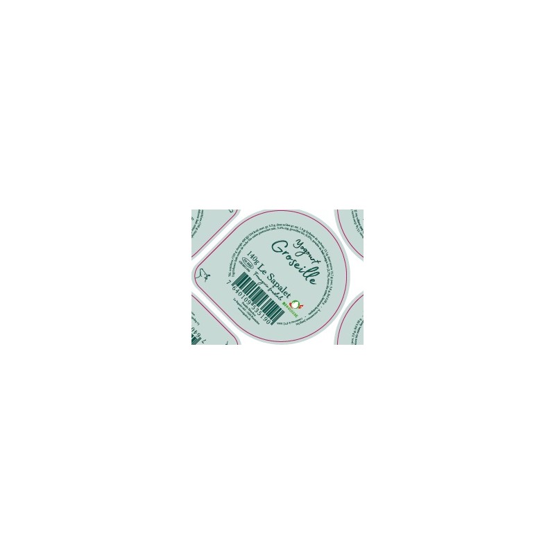 Opercule 68.3 mm SAPALET Vache Groseille