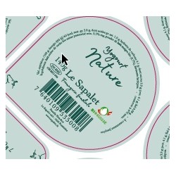 Opercule 68.3 mm SAPALET Vache Nature