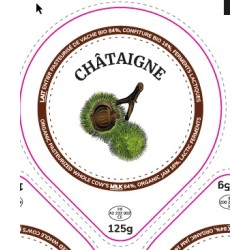 Opercules 68.3 mm Laiterie Côte Roannaise CHATAIGNE