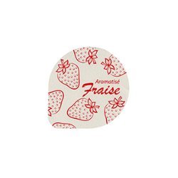 Opercules Ø68.3mm Aluminium imprimés aromatisés fraise