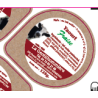 Opercules 68.3 Alu GENTILHOMMIERE Fraise sc.PP gr.Verm Lang.