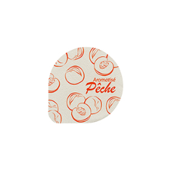 Opercules Ø68.3mm Aluminium imprimés aromatisés pêche