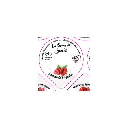 Opercules Alu 68.3mm LA JOURIVIERE Aromatisé Framboise sc.pot carton