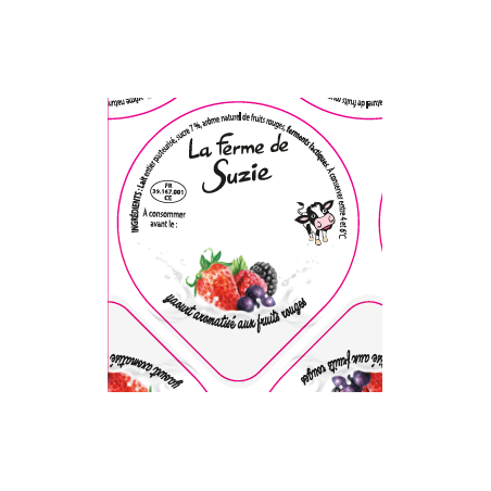 Opercules Alu 68.3mm LA JOURIVIERE Arômatisé Fruits Rouges sc.pot ca