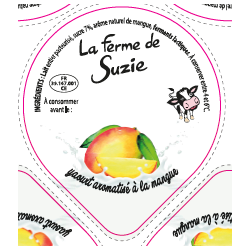 Opercules Alu 68.3mm LA JOURIVIERE Aromatisé Mangue sc.pot carton gr.