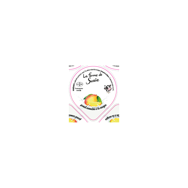 Opercules Alu 68.3mm LA JOURIVIERE Aromatisé Mangue sc.pot carton gr.