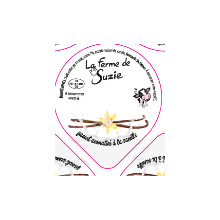 Opercules Alu 68.3mm LA JOURIVIERE Aromatisé Vanille sc.pot carton gr