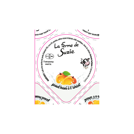 Opercules Alu 68.3mm LA JOURIVIERE Brassé à l'abricot sc.pot carton
