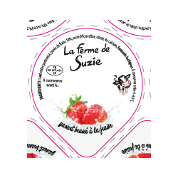 Opercules Alu 68.3mm LA JOURIVIERE Brassé Fraise sc.pot carton gr.ver
