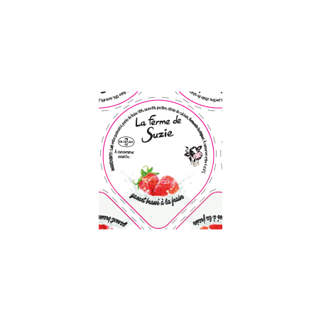 Opercules Alu 68.3mm LA JOURIVIERE Brassé Fraise sc.pot carton gr.ver