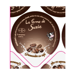 Opercules Alu 68.3mm LA JOURIVIERE Gourmandise Café sc.pot carton gr.