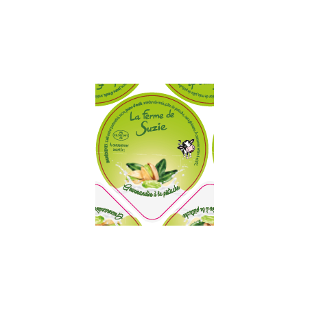 Opercules Alu 68.3mm LA JOURIVIERE Gourmandise Pistache sc.pot carton