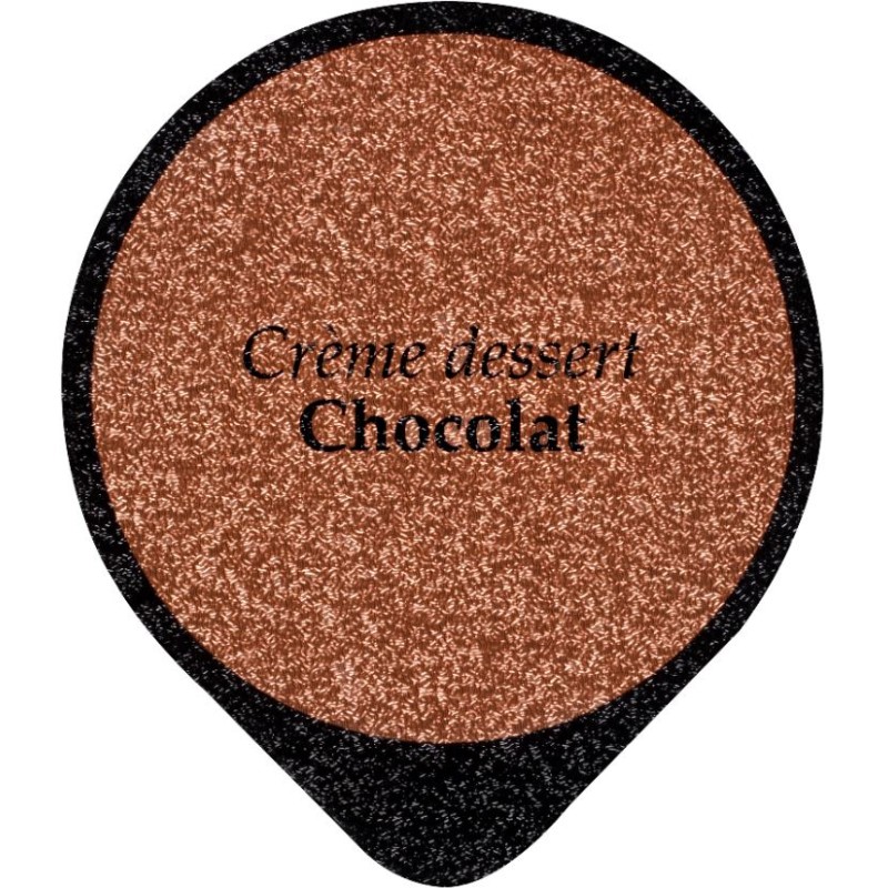 Opercules Ø68.3mm Aluminium imprimés crème dessert chocolat