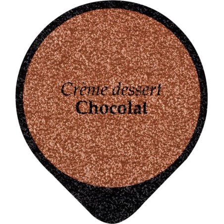 Opercules Ø68.3mm Aluminium imprimés crème dessert chocolat