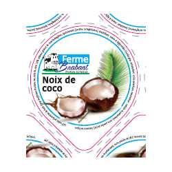 Opercules 68.3 Alu Ferme Brabant Noix de Coco sc.PP/PS/PET gr.Verm Lan