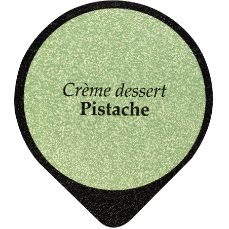 Opercules Ø68.3mm Aluminium imprimés crème dessert pistache