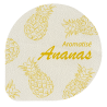 Opercules Ø68.3mm Aluminium imprimés aromatisés ananas