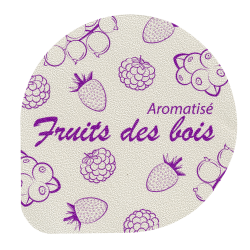 Opercules Ø68.3mm Aluminium imprimés aromatisés fruits des bois
