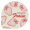 Opercules Ø68.3mm Aluminium imprimés aromatisés fraise