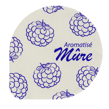 Opercules Ø68.3mm Aluminium imprimés aromatisés mûre