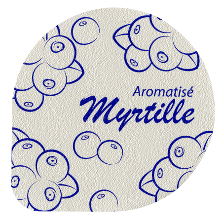 Opercules Ø68.3mm Aluminium imprimés aromatisés myrtille