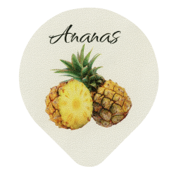 Opercules Ø68.3mm Aluminium imprimés Gamme Délice ananas