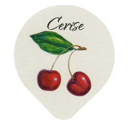 Opercules Ø68.3mm Aluminium imprimés Gamme Délice Cerise