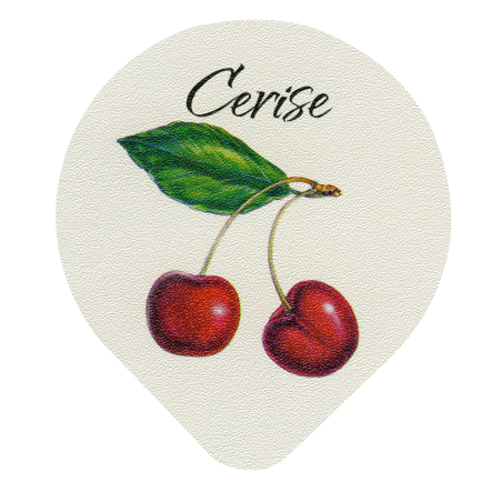 Opercules Ø68.3mm Aluminium imprimés Gamme Délice Cerise