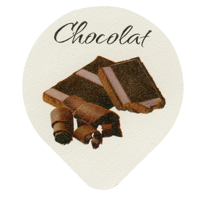 Opercules Ø68.3mm Aluminium imprimés Gamme Délice Chocolat