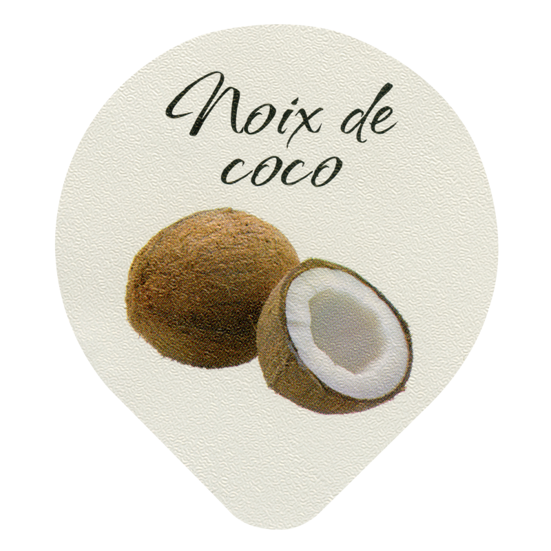 Opercules Ø68.3mm Aluminium imprimés Gamme Délice Noix de Coco