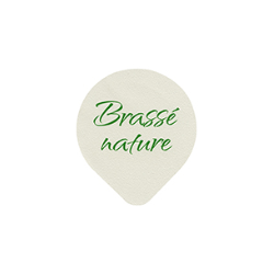 Opercules Ø68.3mm Aluminium imprimés texte brassé nature