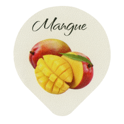 Opercules Ø68.3mm Aluminium imprimés Gamme Délice Mangue