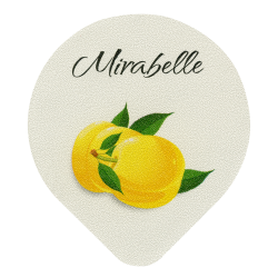 Opercules Ø68.3mm Aluminium imprimés Gamme Délice Mirabelle