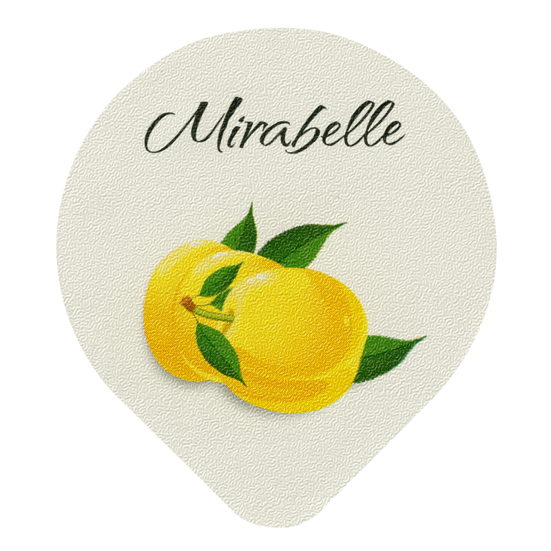 Opercules Ø68.3mm Aluminium imprimés Gamme Délice Mirabelle