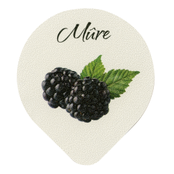 Opercules Ø68.3mm Aluminium imprimés Gamme Délice Mûre