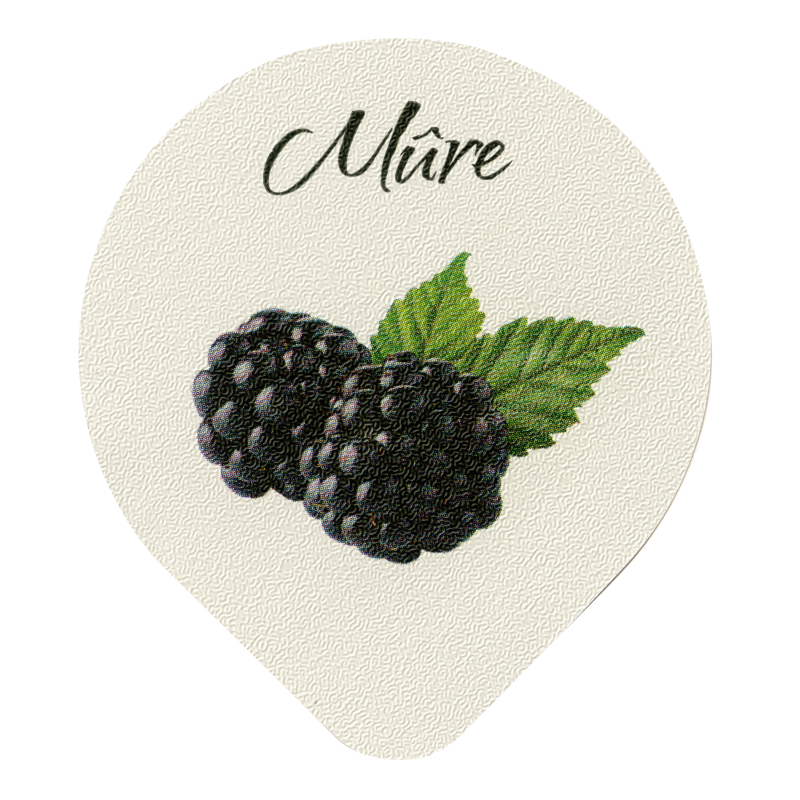 Opercules Ø68.3mm Aluminium imprimés Gamme Délice Mûre