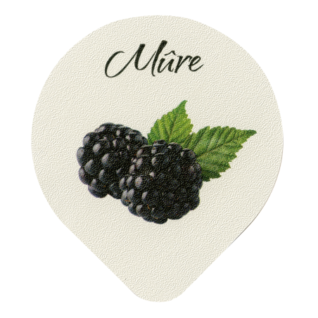 Opercules Ø68.3mm Aluminium imprimés Gamme Délice Mûre