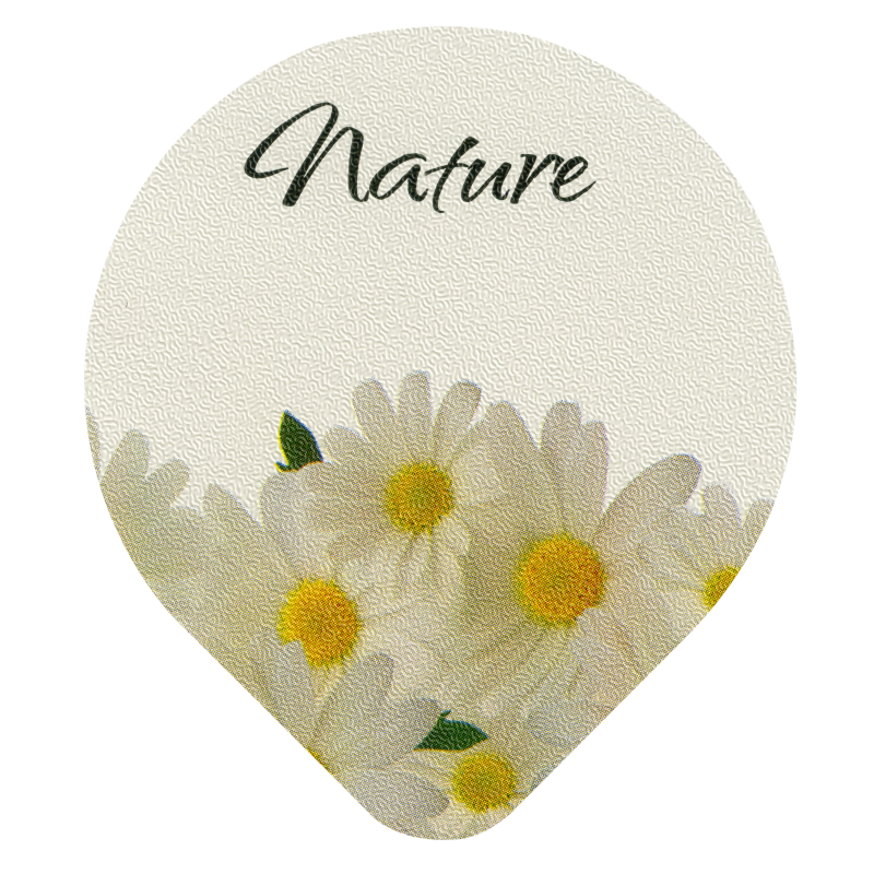 Opercules Ø68.3mm Aluminium imprimés Gamme Délice Nature Fleur