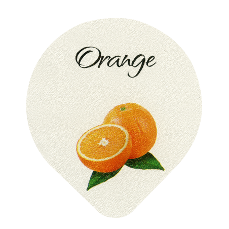 Opercules Ø68.3mm Aluminium imprimés Gamme Délice Orange