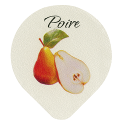 Opercules Ø68.3mm Aluminium imprimés Gamme Délice Poire