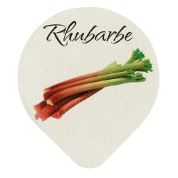 Opercules Ø68.3mm Aluminium imprimés Gamme Délice Rhubarbe