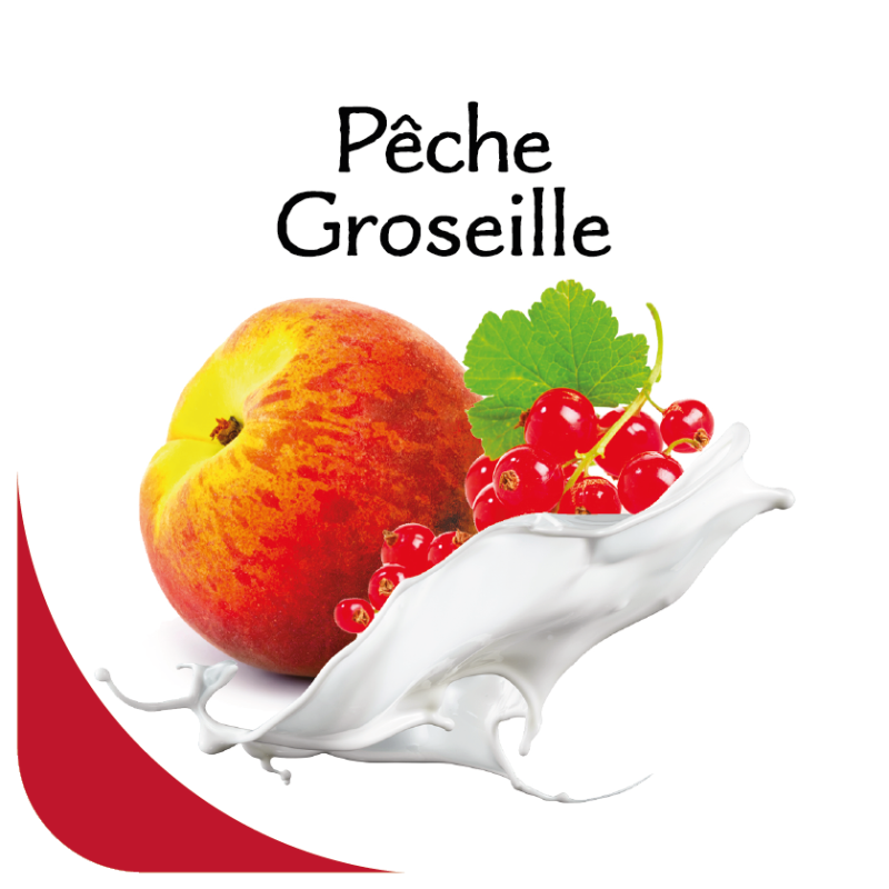 Opercules Ø68.3mm Aluminum imprimés Gourmandise Pêche Groseille