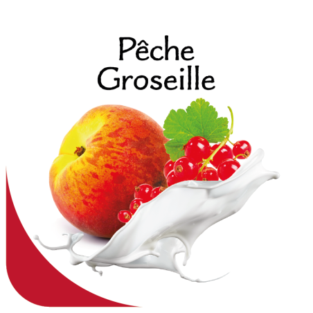 Opercules Ø68.3mm Aluminum imprimés Gourmandise Pêche Groseille