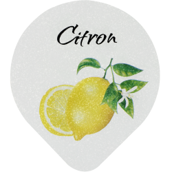 Opercules Ø68.3mm Aluminium imprimés Gamme Délice Citron