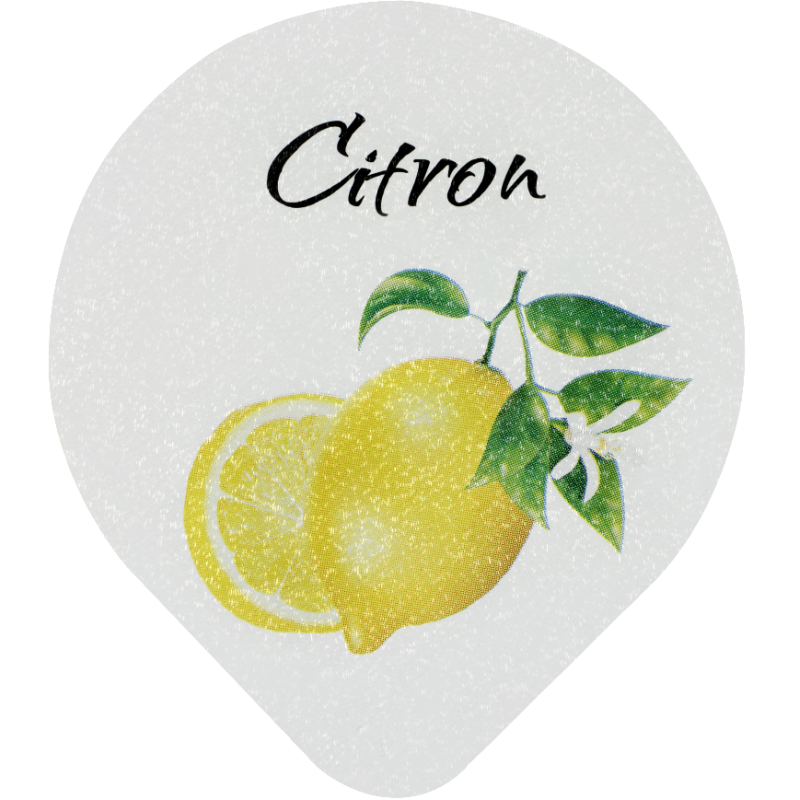 Opercules Ø68.3mm Aluminium imprimés Gamme Délice Citron