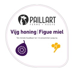 Opercule FERME DU PAILLART 68.3 ALU Figue Miel scel PP/PS/PET gr.Vermi