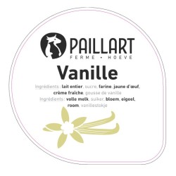 Opercule FERME DU PAILLART 68.3 ALU Vanille scel PP/PS/PET gr. Vermiss