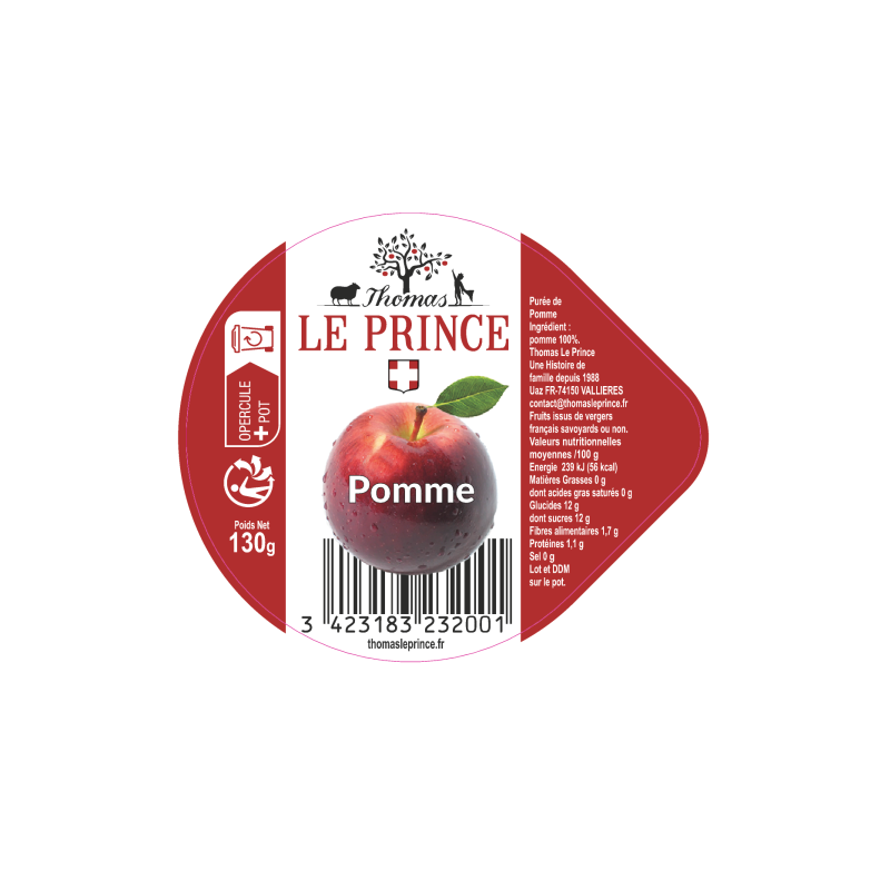 Opercules THOMAS LEPRINCE 68.3 ALU Pomme gr.verm